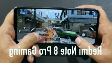 تست گیمینگ note 8 pro